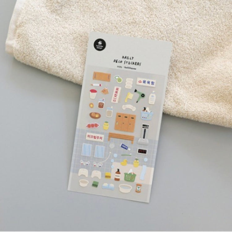 Suatelier Daily Deco Sticker - Bathhouse