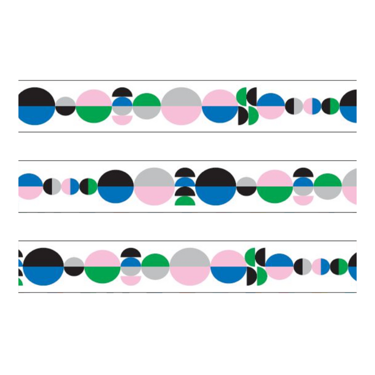 MT 1P Washi Tape - Half Circle