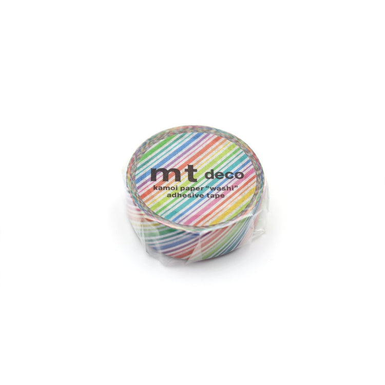 MT 1P Kamoi Washi Tape - Rainbow Stripe