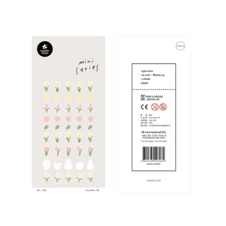 Suatelier Mini Series Sticker - Flower.03