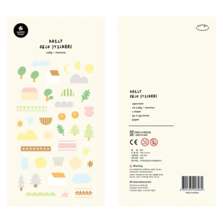 Suatelier Daily Deco Sticker - murmur