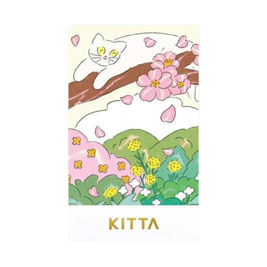 KITTA Compact Masking Tape Sticker - Spring Wind