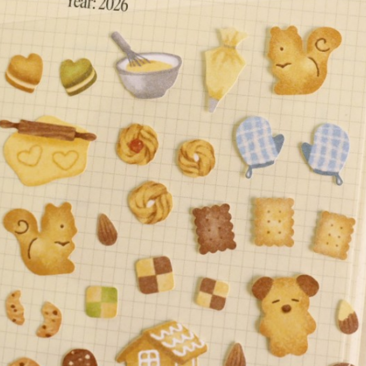 Suatelier Daily Deco Sticker - Let's Bake!