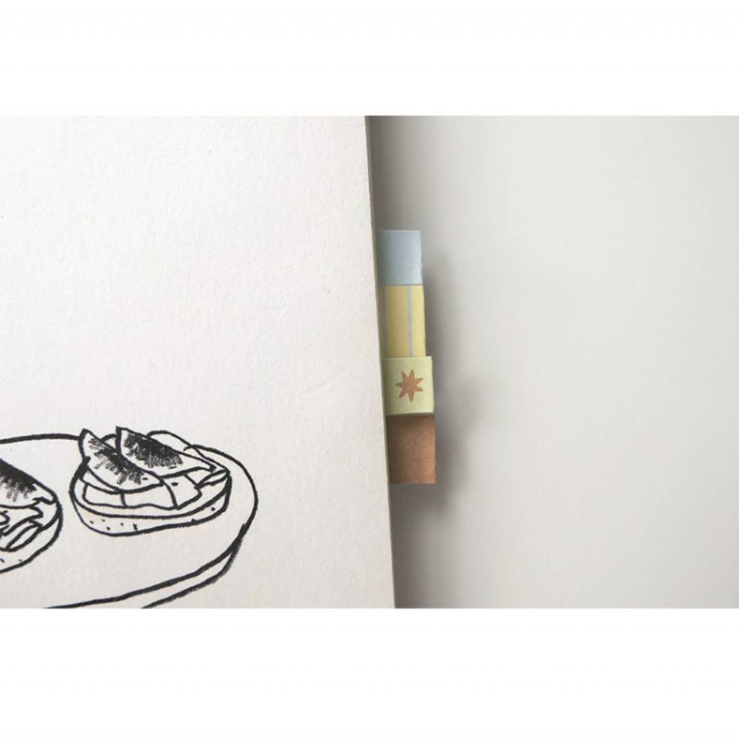 Suatelier Plain Deco Sticker Plain.79 minimalistic stickers that offer endless possibilities for decorating planners, journals, scrapbooks, and more.