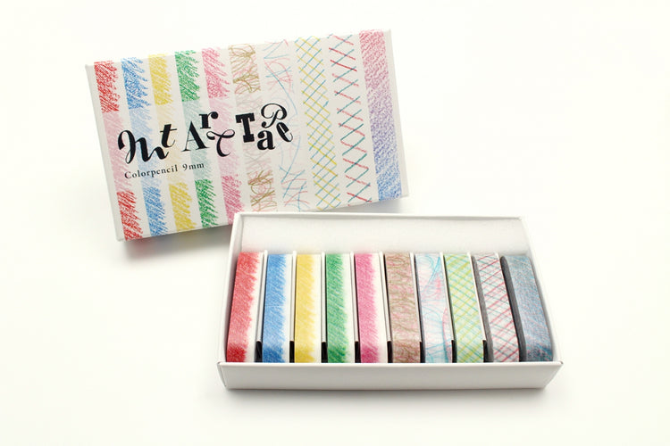 mt art tape color pencil 9mm (MTART06) | Washi Wednesday
