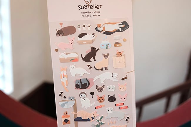 Suatelier Meow-Aufkleber