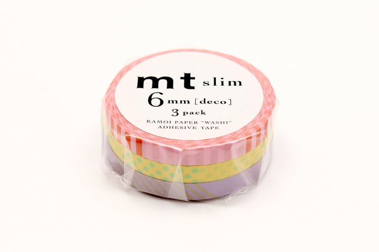 mt slim deco A washi tape set of 3 (MTSLIM16) | Washi Wednesday