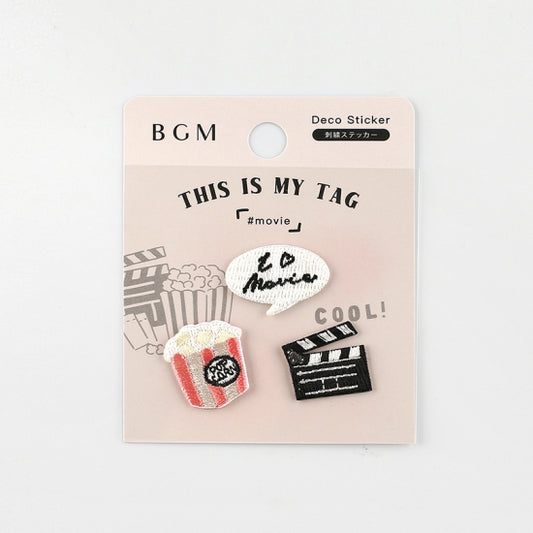 BGM-Stickerei-Aufkleber-Film