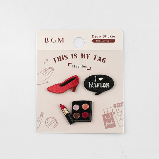 BGM Stickerei Aufkleber Mode