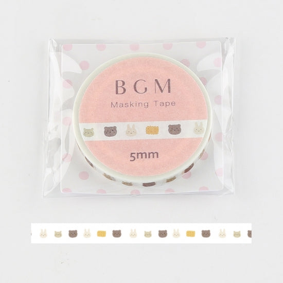 BGM Tierplätzchen Washi Tape