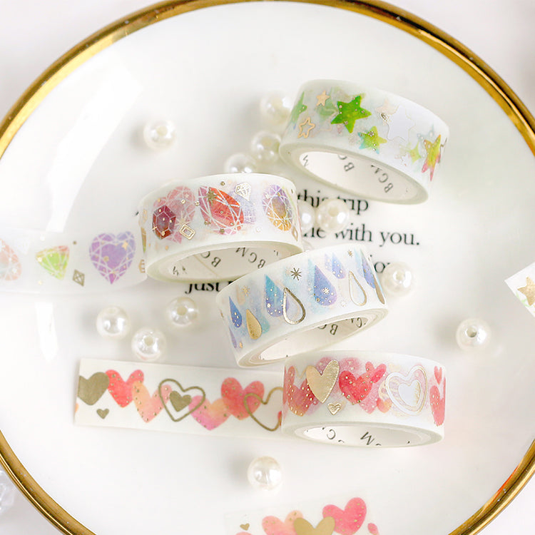 BGM Colorful Jewelry Washi Tape