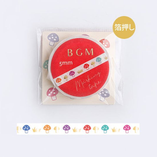 BGM Mushroom Washi Tape
