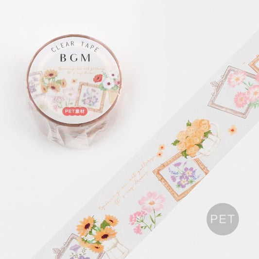 BGM Flower Gallery Clear Tape