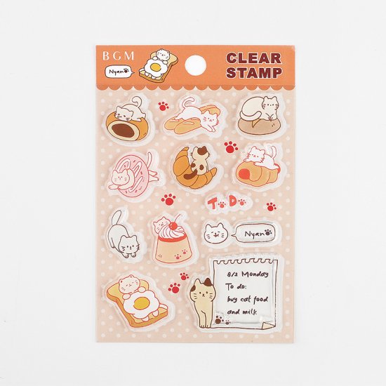BGM Sweet Bun Cat Clear Stamp
