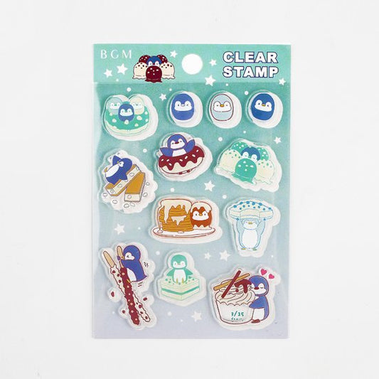 BGM Sweet Tooth Penguin Clear Stamp