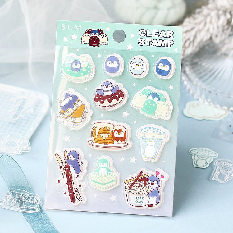 BGM Sweet Tooth Penguin Clear Stamp