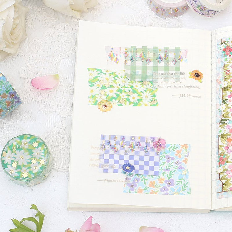 BGM Embroidery / Purple Washi Tape