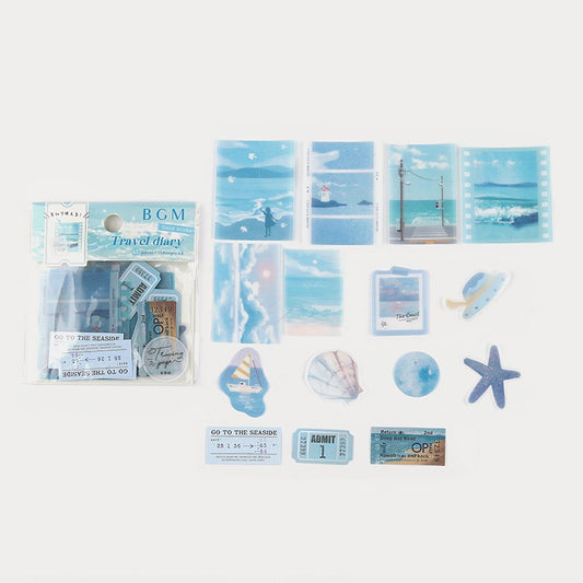 BGM Travel Diary / Sea Tracing Paper Seal