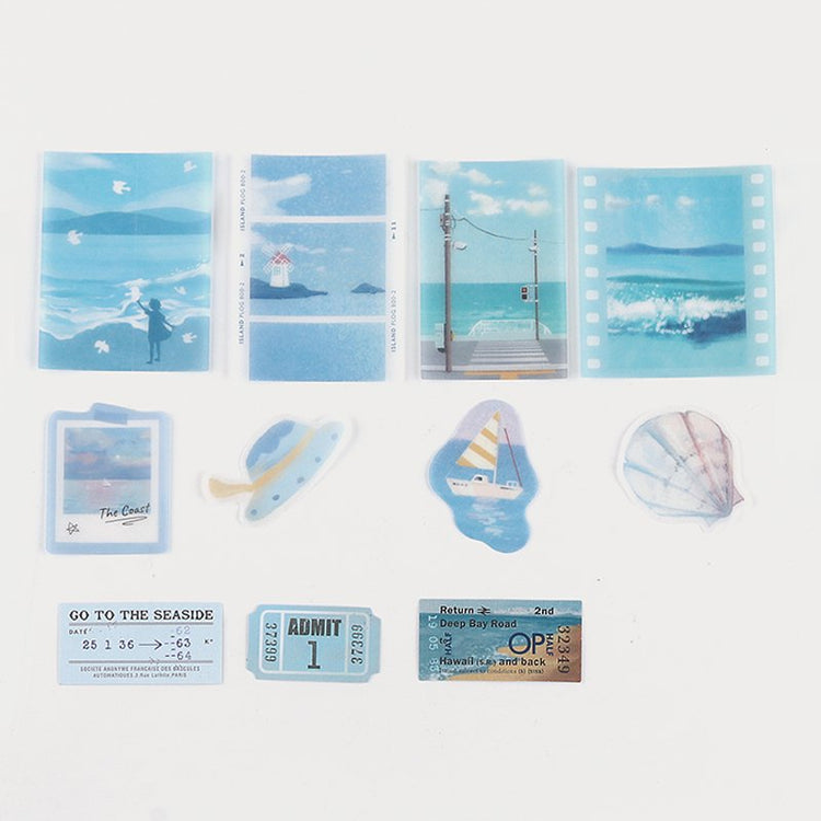 BGM Travel Diary / Sea Tracing Paper Seal