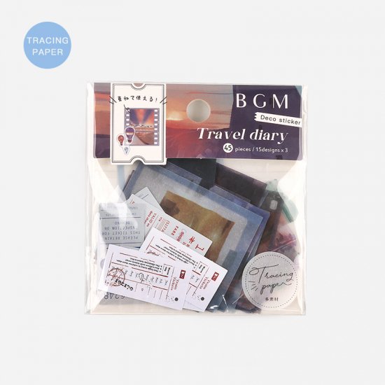 BGM Travel Diary / Worldwide Pauspapier Siegel