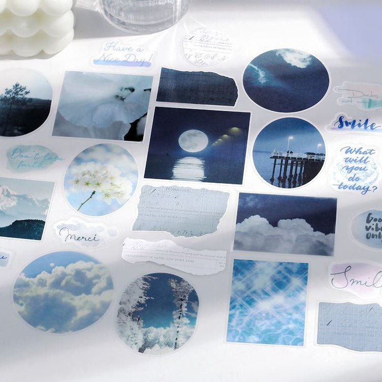 BGM Tracing Paper Seal: Color Poetry - Navy