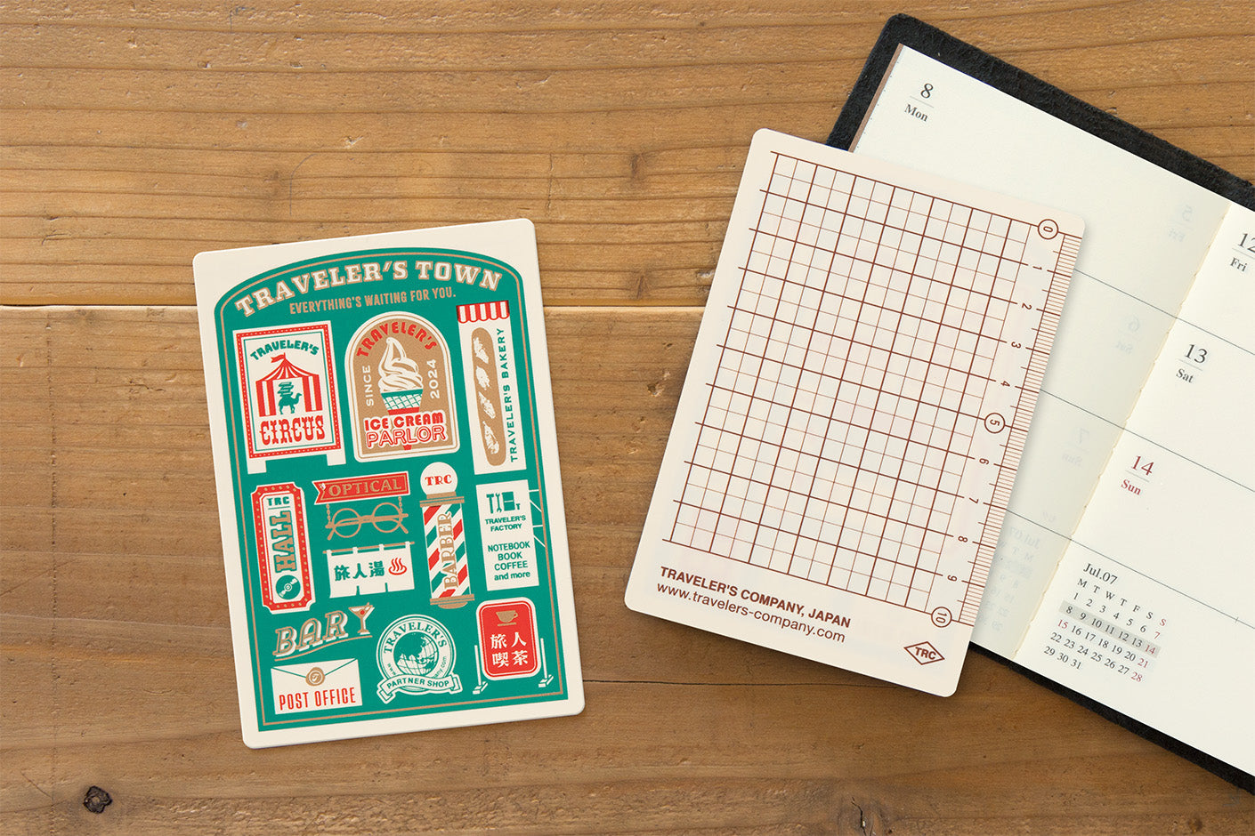 TRAVELER’S notebook Passport Size Refill Sticker Release Paper