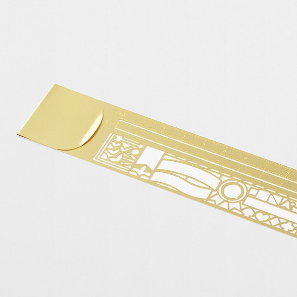 Midori Clip Ruler Decorative Pattern