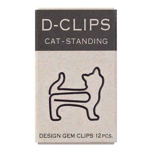 Midori D-Clips Mini Box Standing Cat A