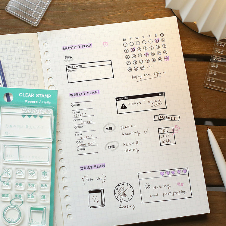 BGM Clear Stamp Record / Daily