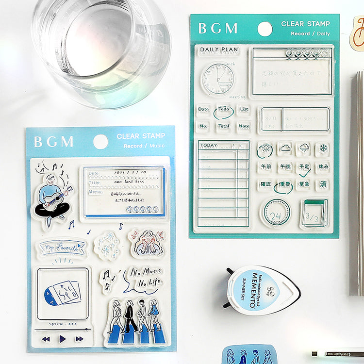 BGM Clear Stamp Record / Daily