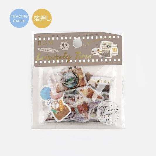 BGM Leisure Time Tea Tracing Paper Seal