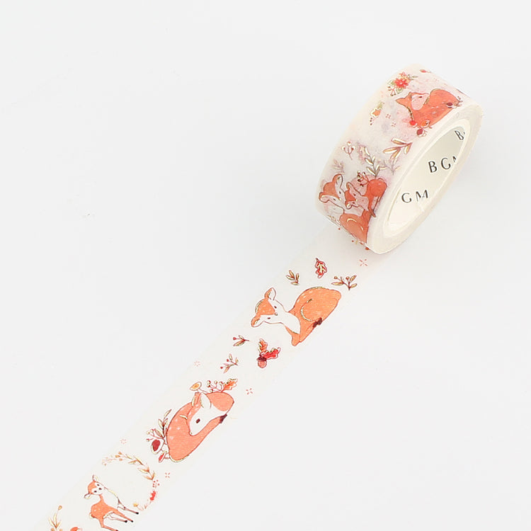 BGM Garden Deer Washi Tape