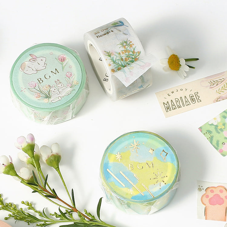 BGM Garden Deer Washi Tape