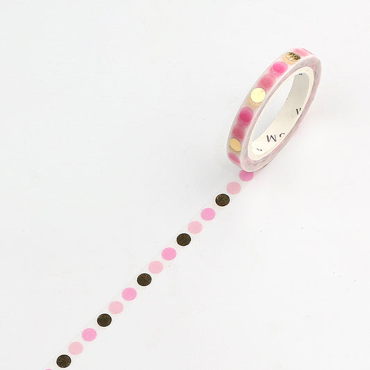 BGM Pink And Polka Dots Washi Tape