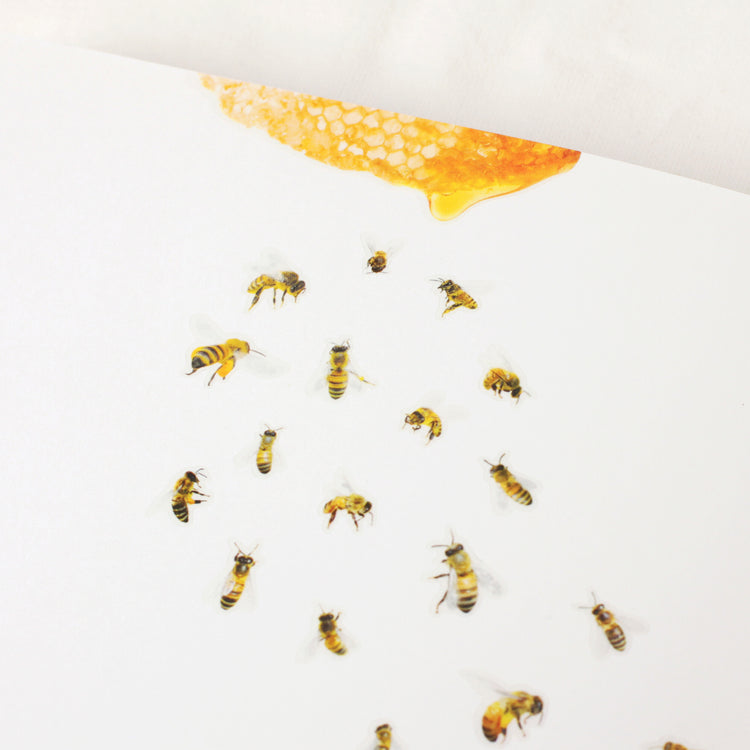 Appree Natur-Aufkleber Honigbiene