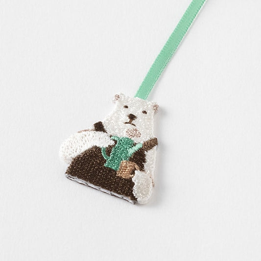 Midori Embroidery Bookmarker Polar Bear