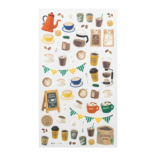 Midori Sticker 2374 Marche Coffee