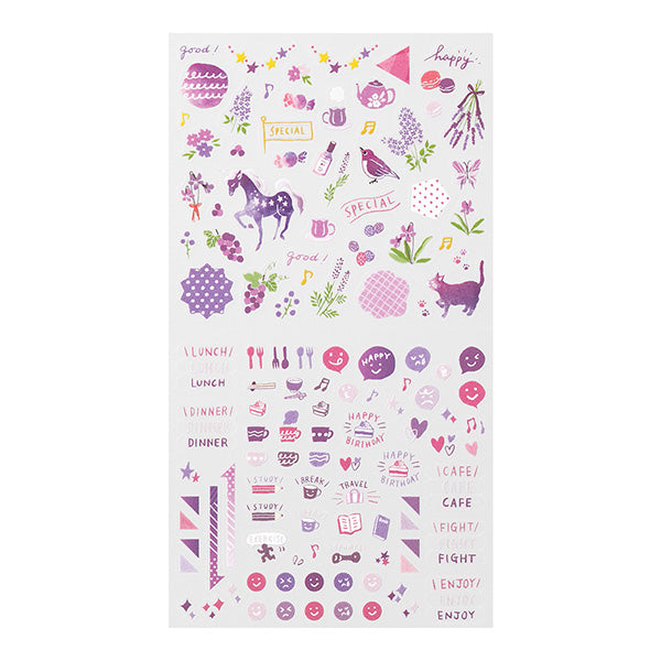 Midori Sticker 2562 Color Purple