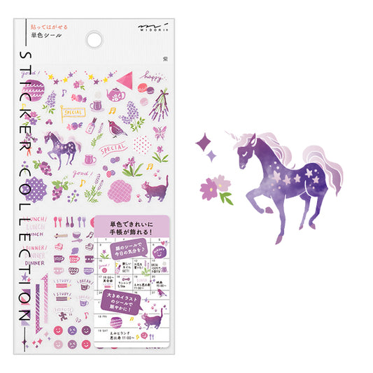 Midori Sticker 2562 Color Purple