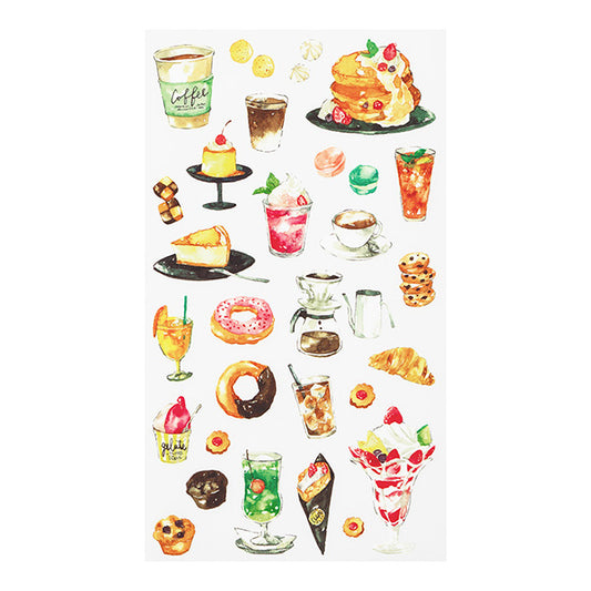 Midori Transfer Sticker 2584  Snacks