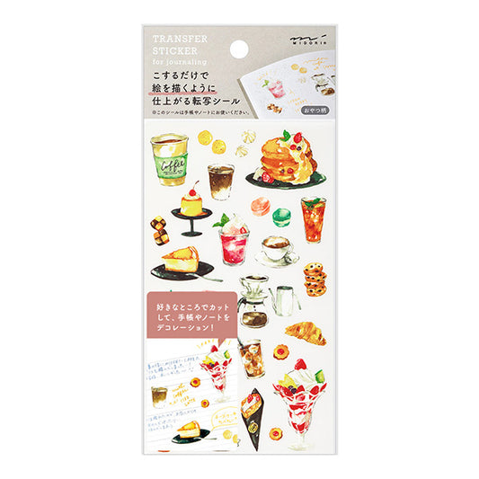 Midori Transfer Sticker 2584  Snacks