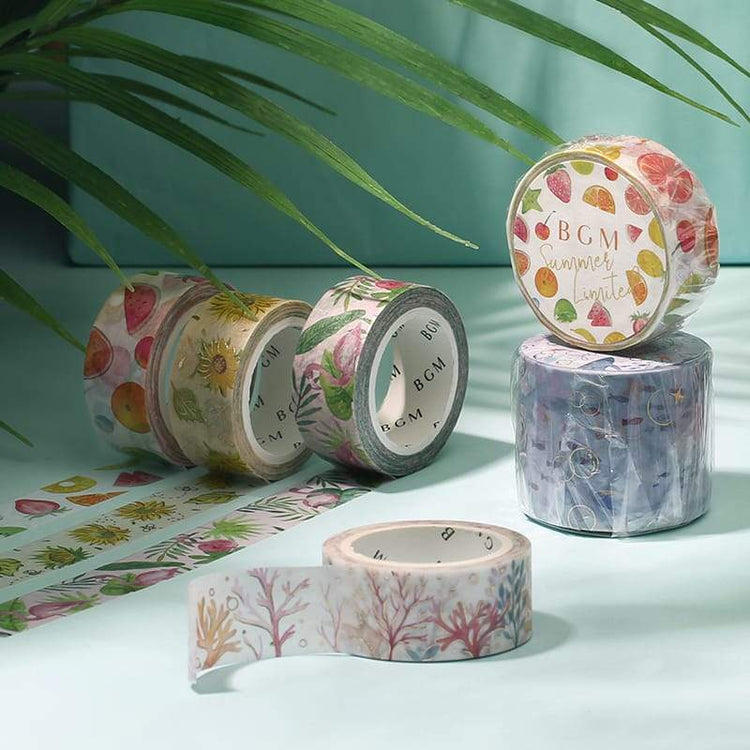 BGM Coral Washi Tape