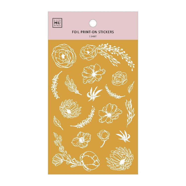 MU Craft Foil Print-On Sticker Botanical 003