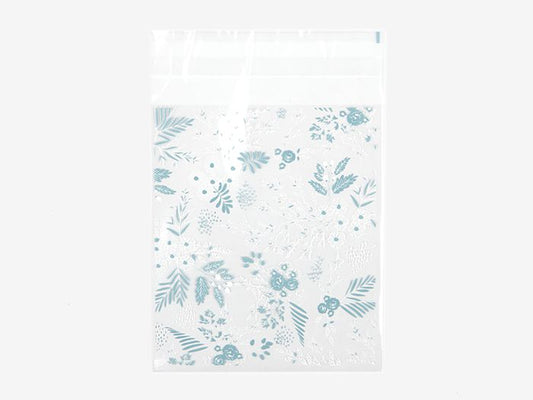 DailyLike Breeze Flower Medium Clear Gift Bag  (DSBM03) | Washi Wednesday