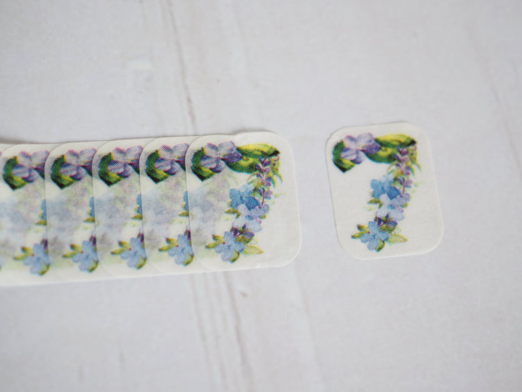 Bande Flower Number 7 Mini Washi Roll Sticker