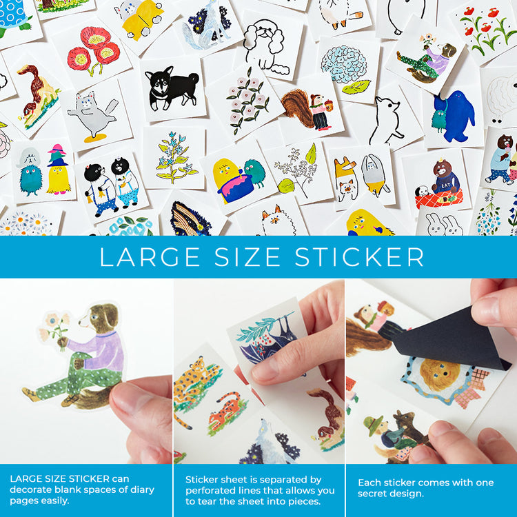 Hitotoki Large Size Sticker Life