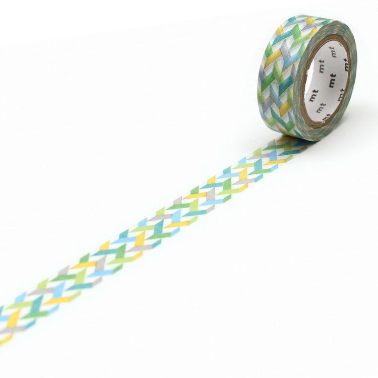 MT Deco Washi Tape Slash Grün