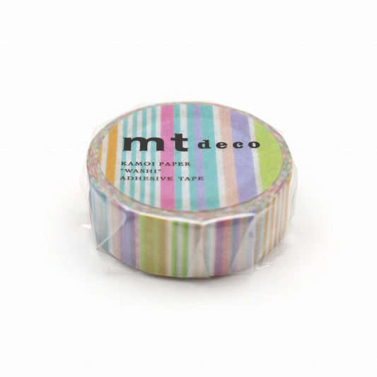 MT Deco Washi Tape Multi Border Pastell