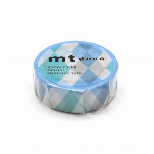 MT Deco Washi Tape Dreieck und Diamantblau