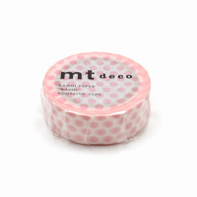 MT Deco Washi Tape Punkt Erdbeermilch